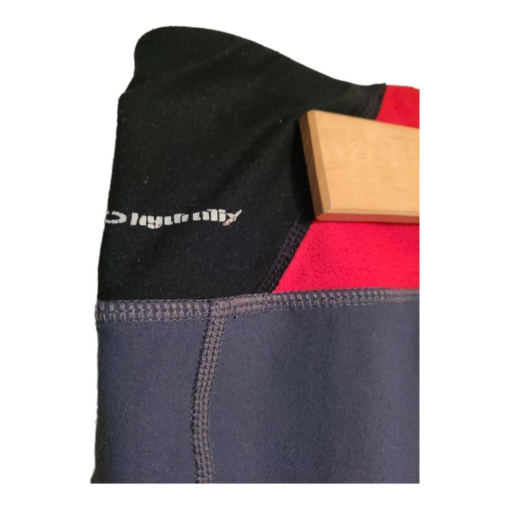 Oakley Womens Black Blue Logo Leggings Small - Picture 4 of 8